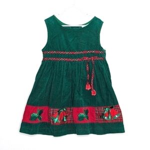 Vintage Chantilly Place Holly Bells Christmas Jumper Dress 5